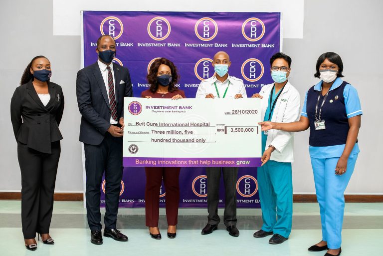 Beit Cure International gets K3.5million donation from Investment Bank