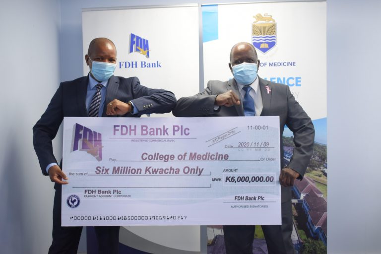 FDH Bank donates K6million to College of Medicine