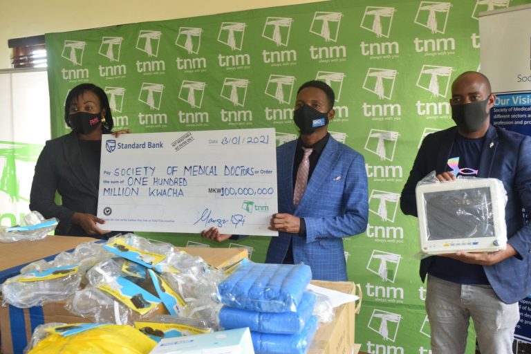 TNM donates K100 million towards Covid-19 fight