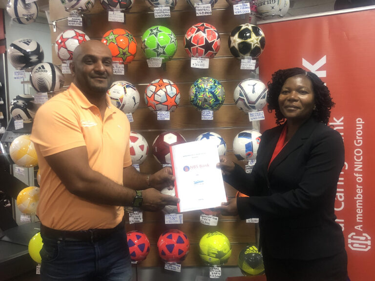 NBS Bank partners IntoSports for sports equipment