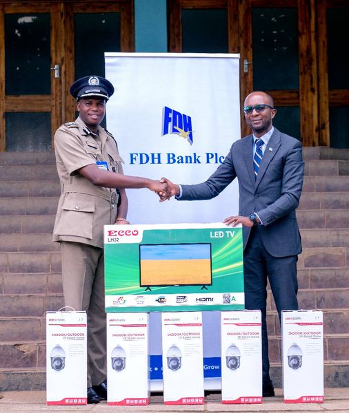 FDH Bank donates CCTV Cameras and monitoring screens to Limbe Police