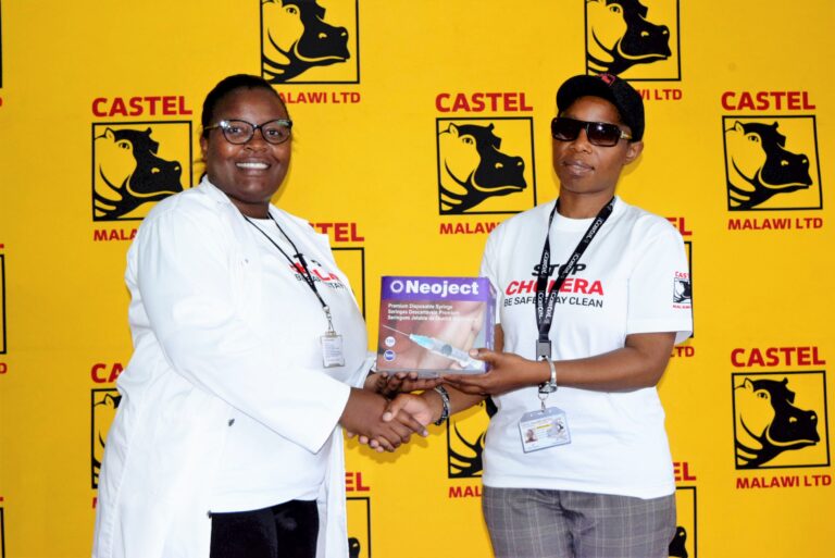 <strong>Castel Malawi donates K20 million worth items towards Cholera fight</strong>