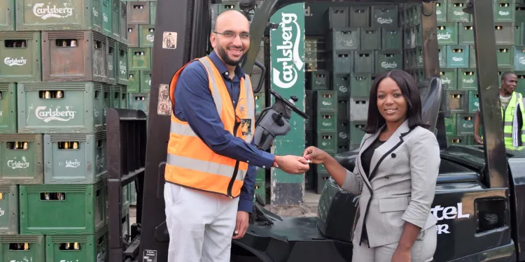 Castel gives forklift to distributor