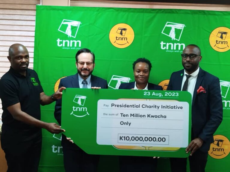 TNM gives Presidential Charity Golf K10 million boost