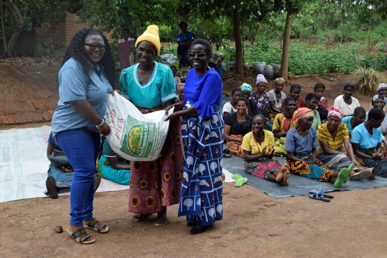 PCL cheers the elderly with Christmas gifts in Mpemba