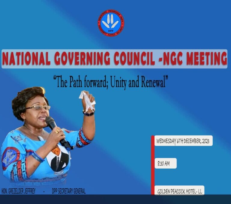NO RETREAT NO SURRENDER: DPP NGC meeting on tomorrow