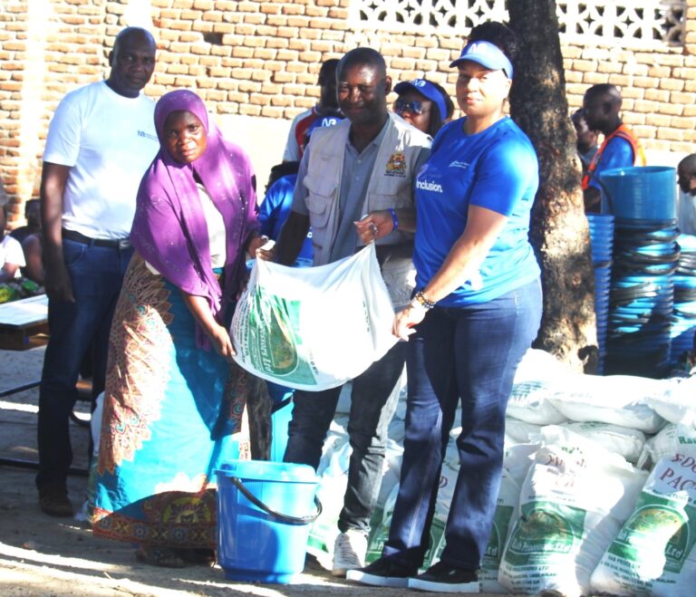 NBM Plc ladies donate to Dwangwa flood victims